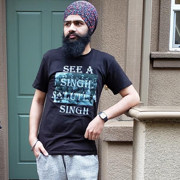 See A Singh -Salute A Singh T-shirt
