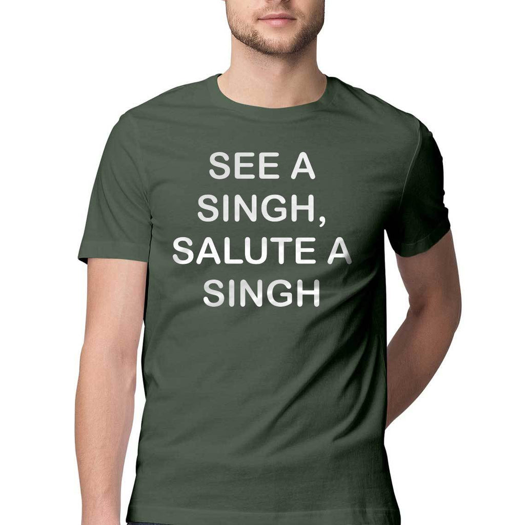 See A Singh -Salute A Singh T-shirt  V2