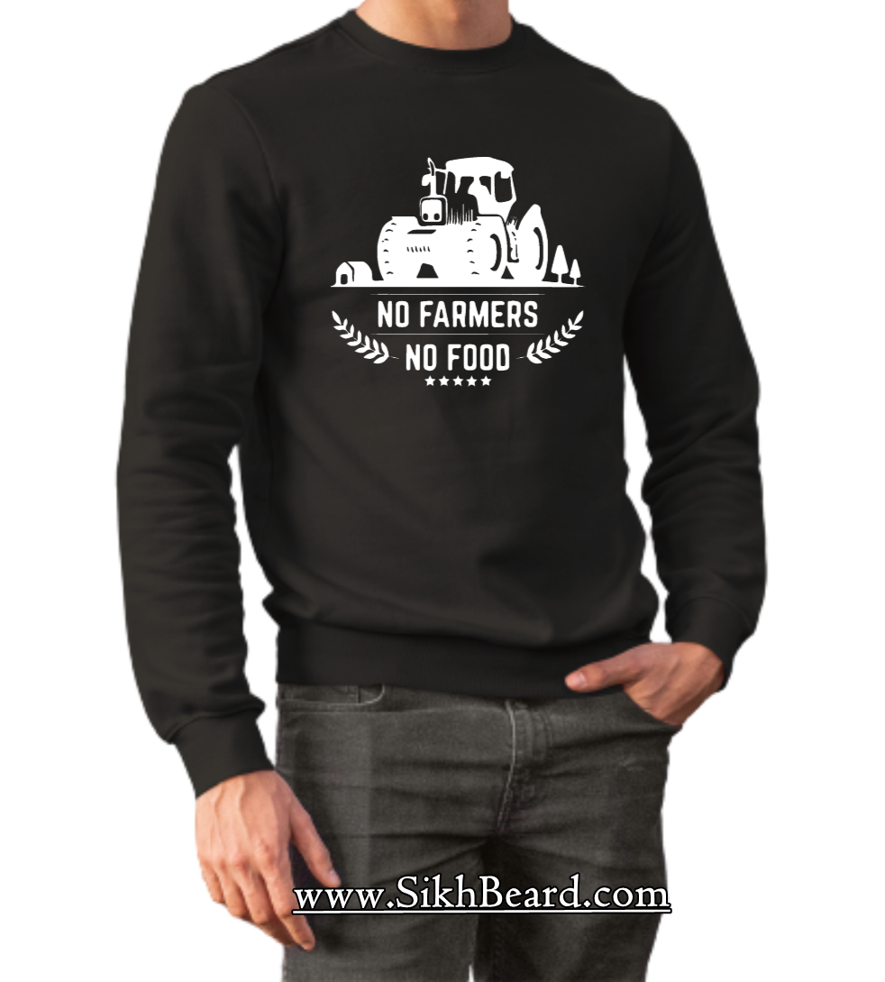 NO FARMER NO FOOD HOODIE / SWTSHIRT